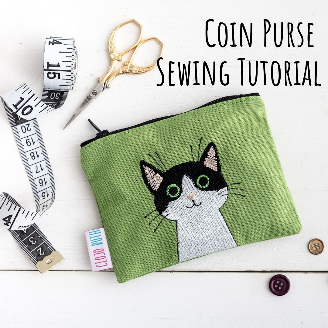 DIY] How to make a zipper coin purse 