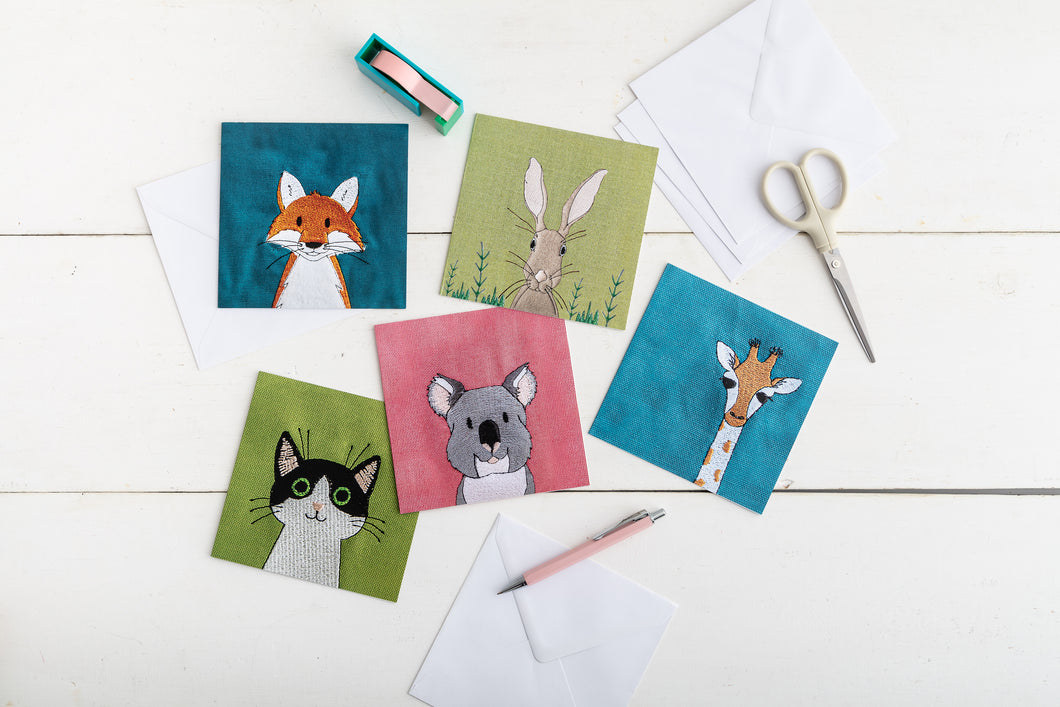 Mixed Greetings Cards- pack of five