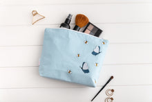 Load image into Gallery viewer, Bee and Butterfly Luxury Wash Bag
