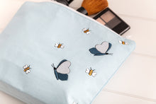 Load image into Gallery viewer, Bee and Butterfly Luxury Wash Bag
