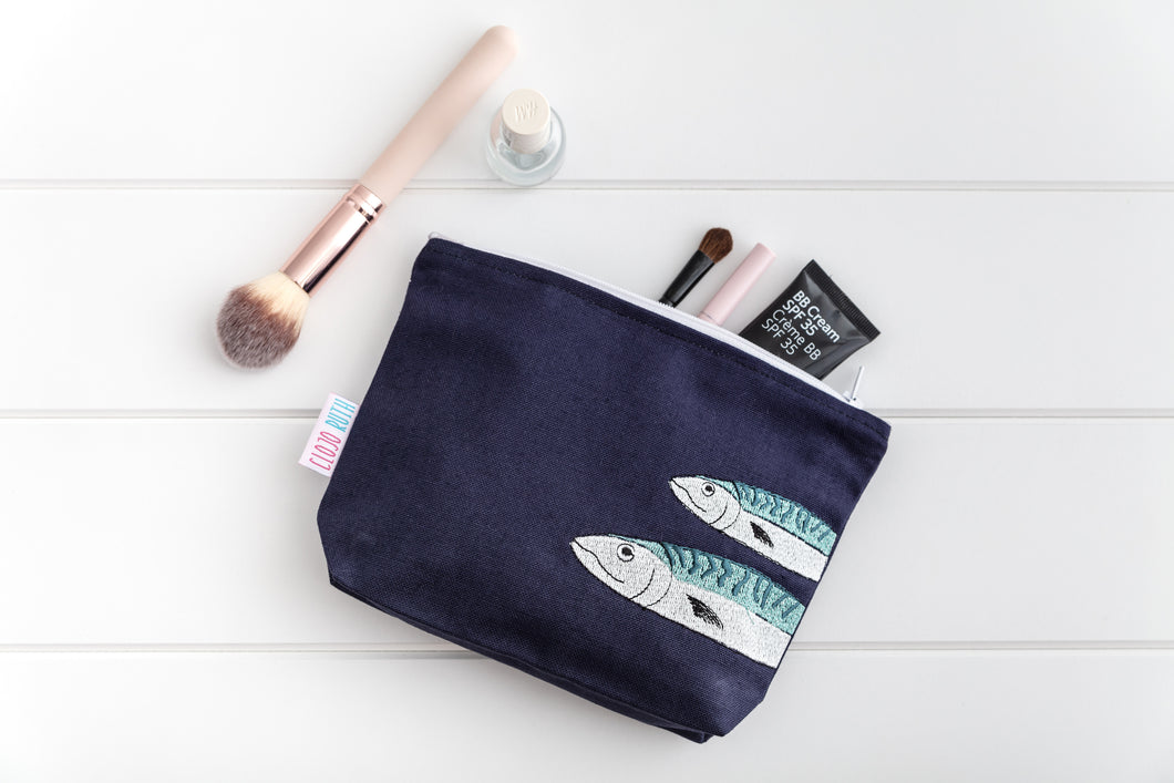 Mackerel Make-up Bag