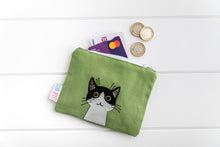 Load image into Gallery viewer, Black and White Cat Purse
