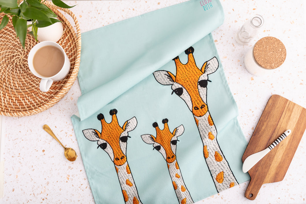 Giraffe Tea Towel